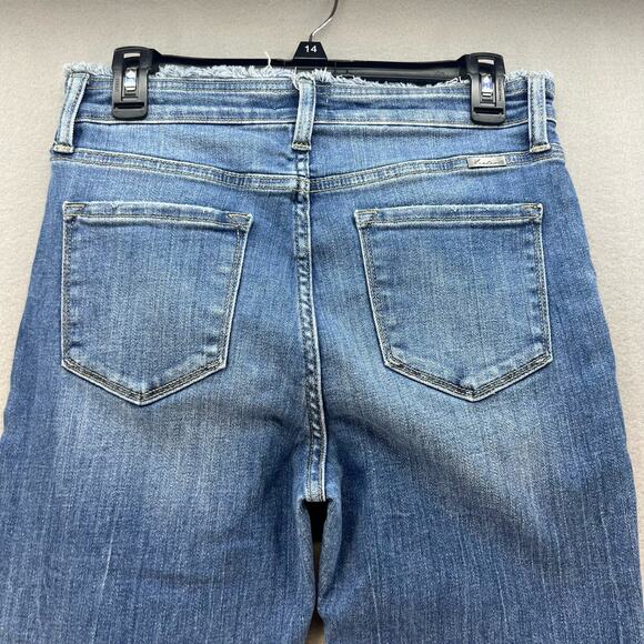 Kancan Jeans Women's 9/28 Blue Geneva High Rise Ankle Skinny Preppy Normcore - Picture 11 of 14